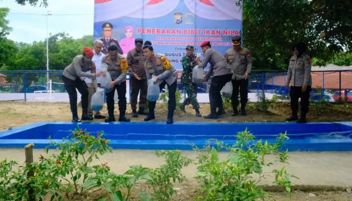 Kapolda Sulsel Resmikan Fasilitas Olahraga dan Serahkan Bantuan Sosial di Polres Wajo