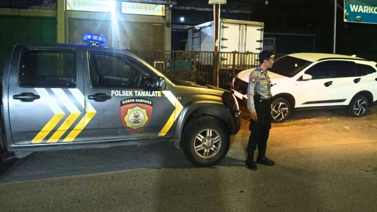Malam Aman, Polsek Tamalate Intensifkan Patroli