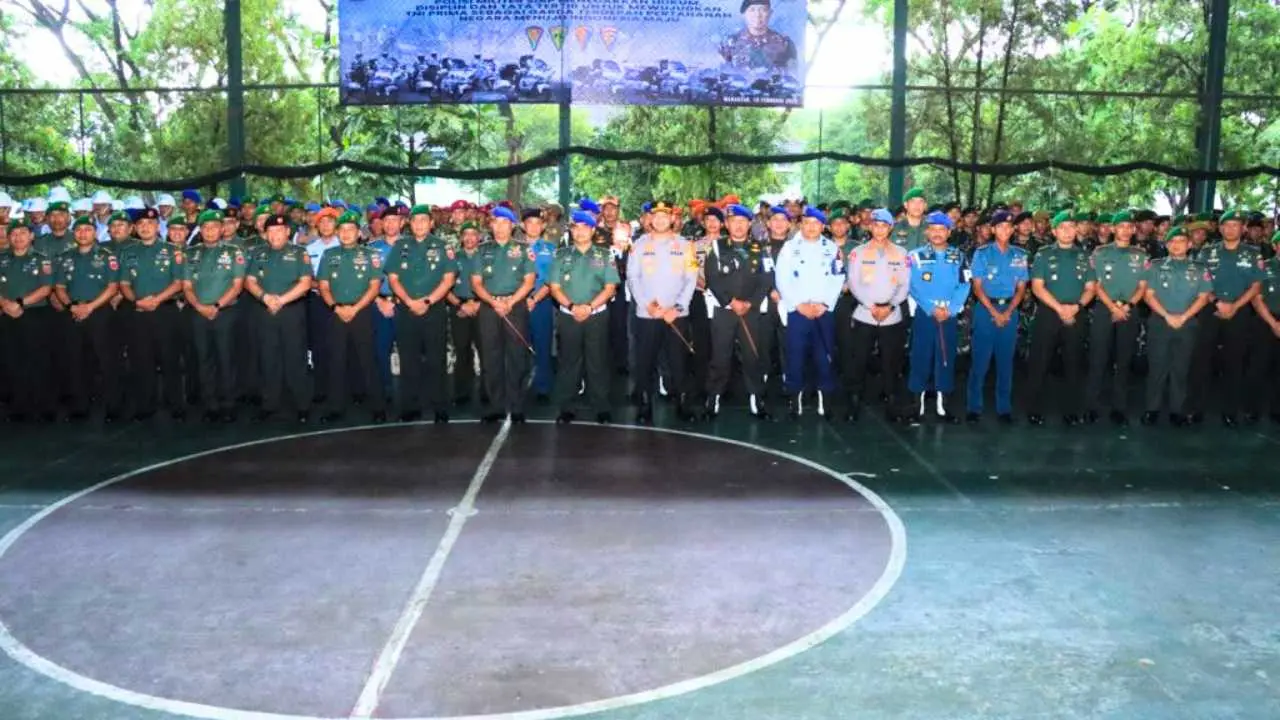 Jaga Citra TNI, Kodam XIV/Hasanuddin Gelar Operasi Gaktib dan Yustisi 2025: Kapolrestabes Makassar Hadir