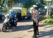 Polsek Tamalanrea Hadir, Lalu Lintas Pagi Makassar Lancar Terkendali
