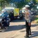 Polsek Tamalanrea Hadir, Lalu Lintas Pagi Makassar Lancar Terkendali