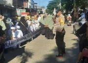 Pawai “Tarhib Ramadan” TK Tamalanrea Meriah, Polisi Kawal Penuh Sukacita