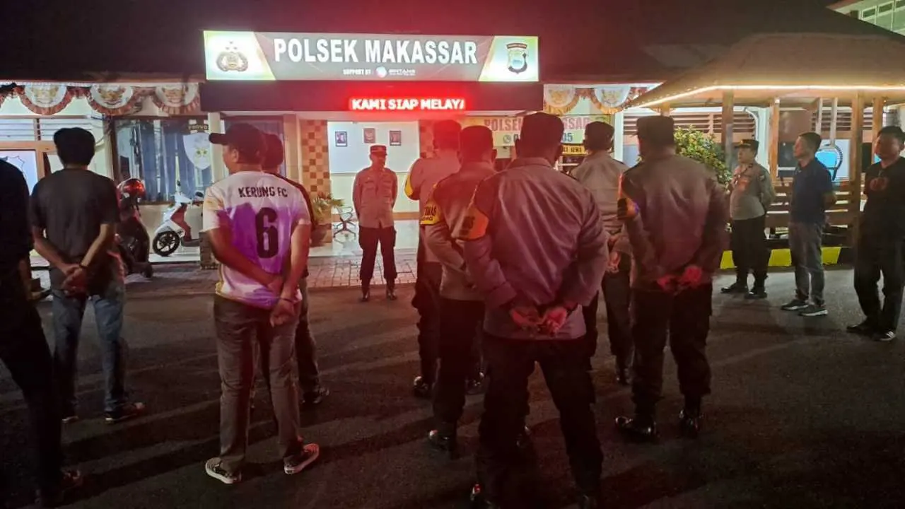 Polsek Makassar Gencar Patroli, Jaga Kamtibmas, Libatkan Warga!