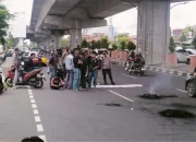 Kapolsek Rappocini Pimpin Pengamanan Unjuk Rasa Damai di DPRD Makassar