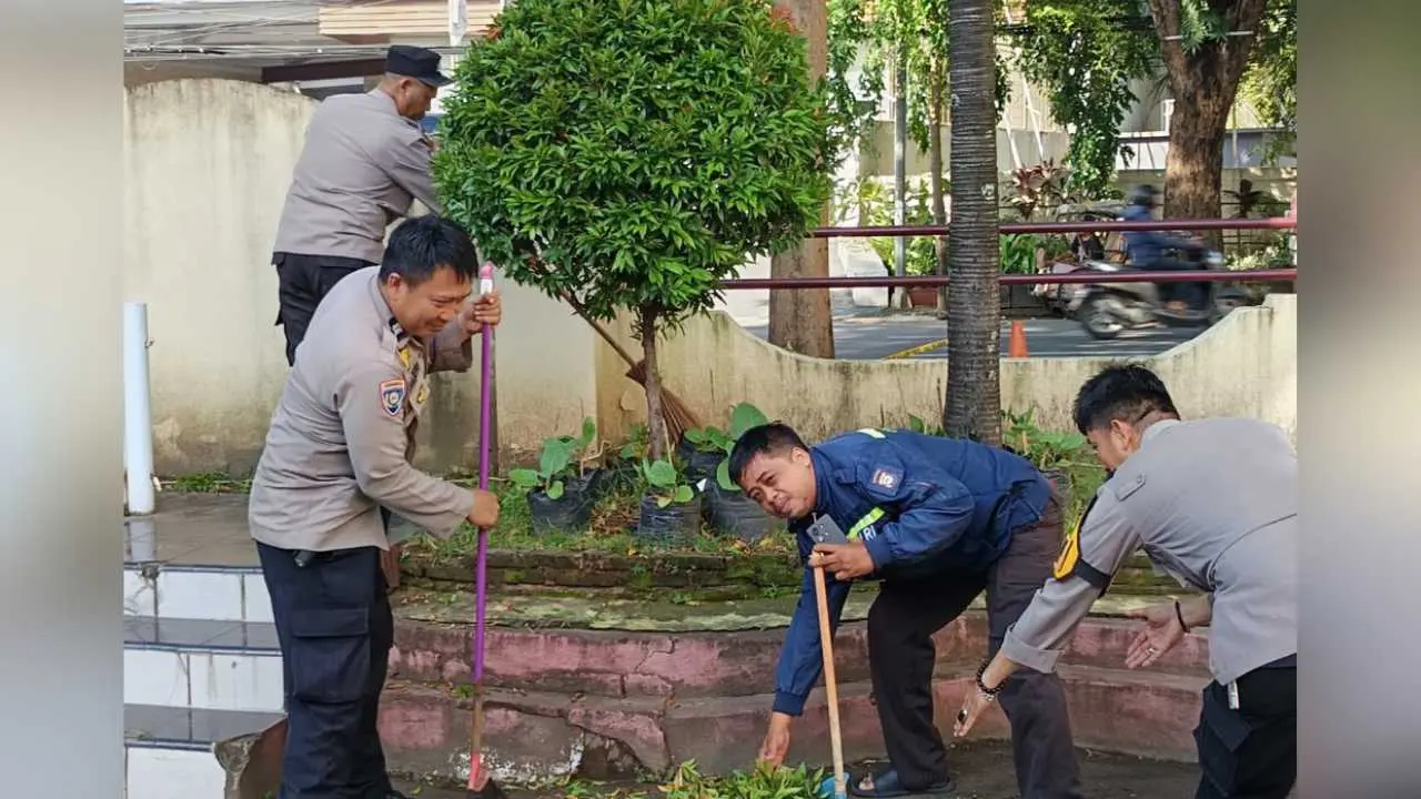 Bersih dan Nyaman, Polsek Ujung Pandang Rutin Kurvei Mako
