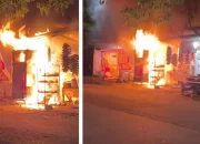 Pertamini Meledak di Jalan Kerung-Kerung Makassar, Warga Panik dan Lalu Lintas Macet