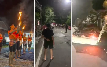 Mobil Rombongan Patrol Sahur Terbalik di Boribellayya Maros, Sopir Meninggal Dunia