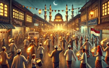 Lantunan Takbir Berkumandang di seluruh Penjuru Negeri, Sambut Datangnya Idulfitri