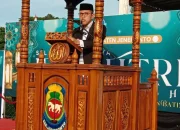 Bupati Jeneponto Sholat Idulfitri Pertama di Stadion Mini Turatea, Begini Pesannya!