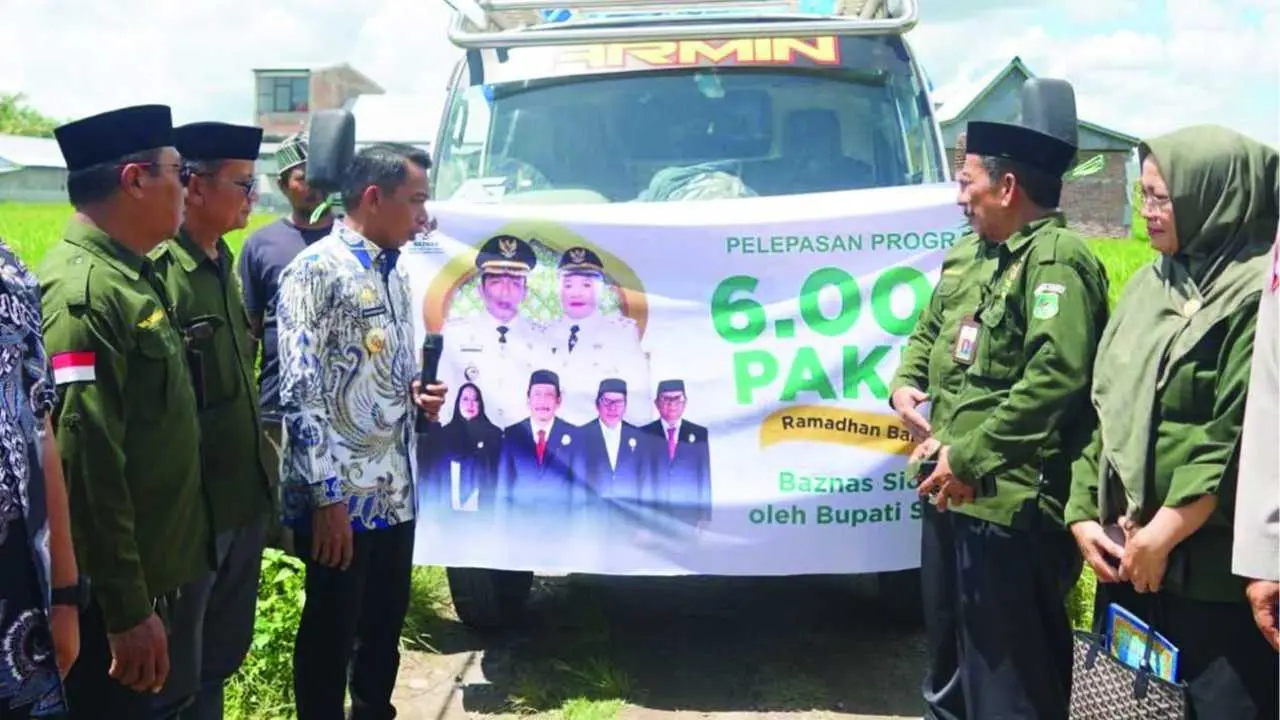 Bupati Sidrap Lepas Secara Resmi Distibusi 6.000 Paket Sembako ke 11 Kecamatan