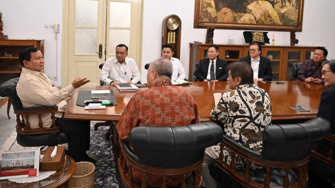 Presiden Prabowo Subianto Gelar Pertemuan dengan Pengusaha Besar Bahas Ekonomi Nasional