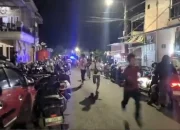 Polisi Bubarkan Lomba Lari Malam di Makassar, Penonton Kocar-Kacir