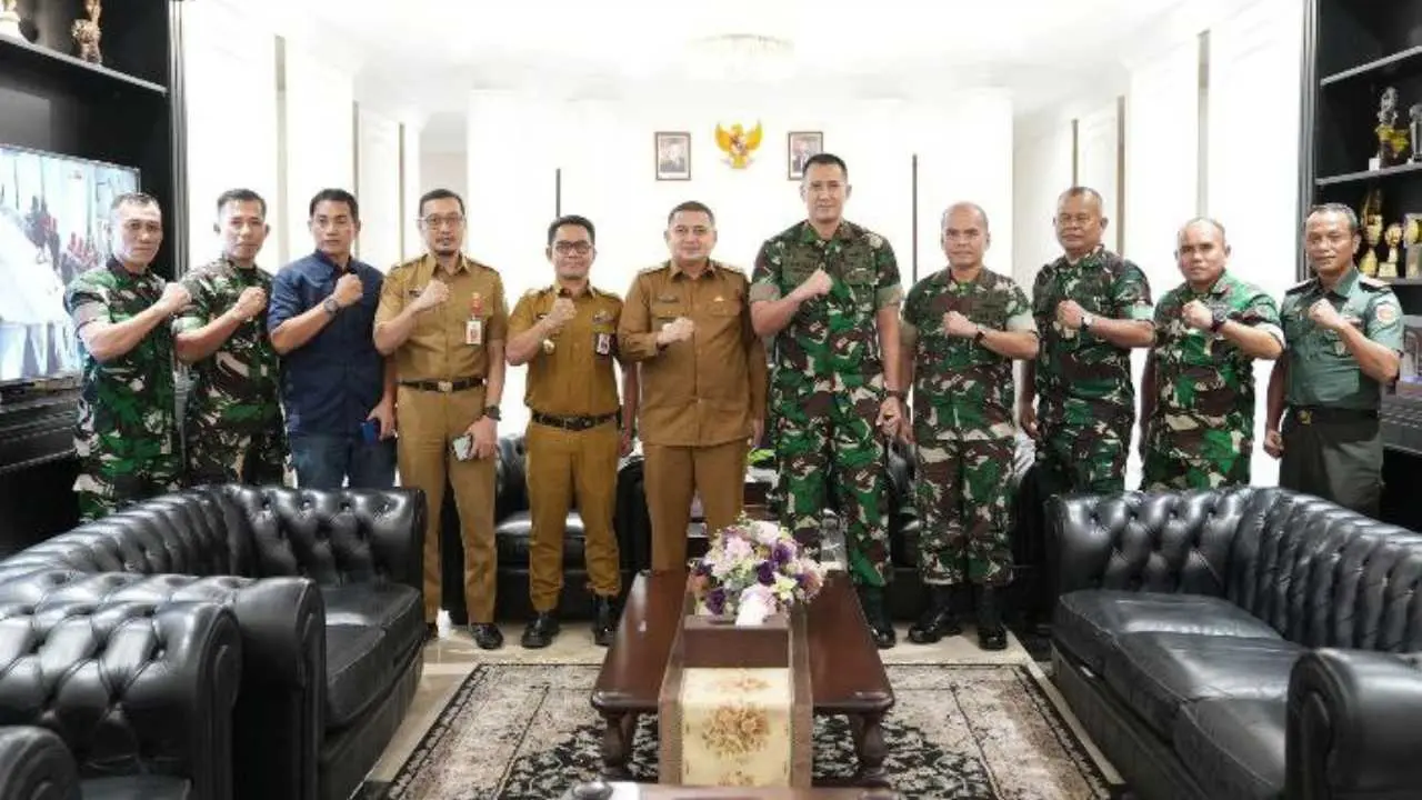 Wali Kota Makassar dan Kodim 1408/BS Jalin Kerja Sama Keamanan