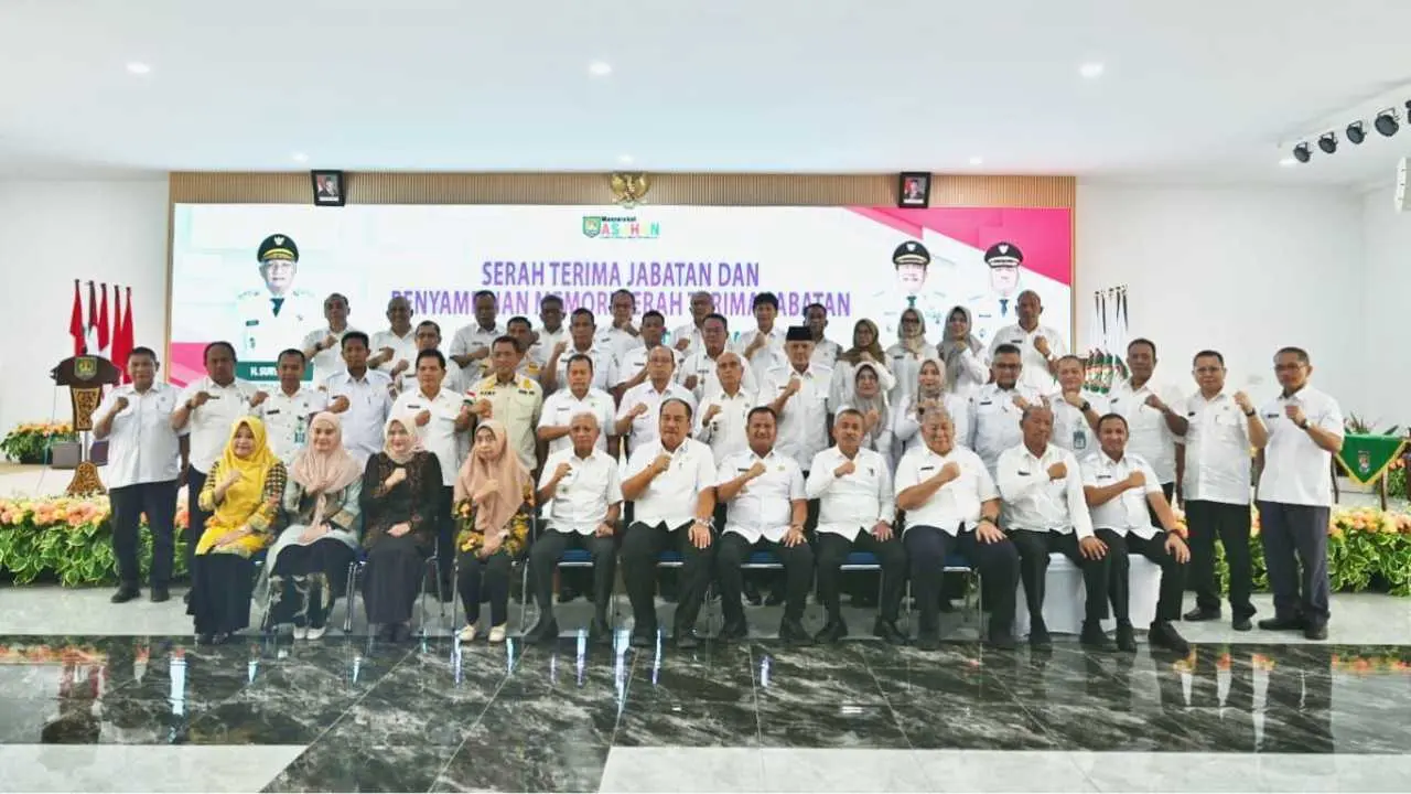 Serah Terima Jabatan Bupati Asahan, Wagub Sumut Ajak Pemkab Selaraskan Pembangunan