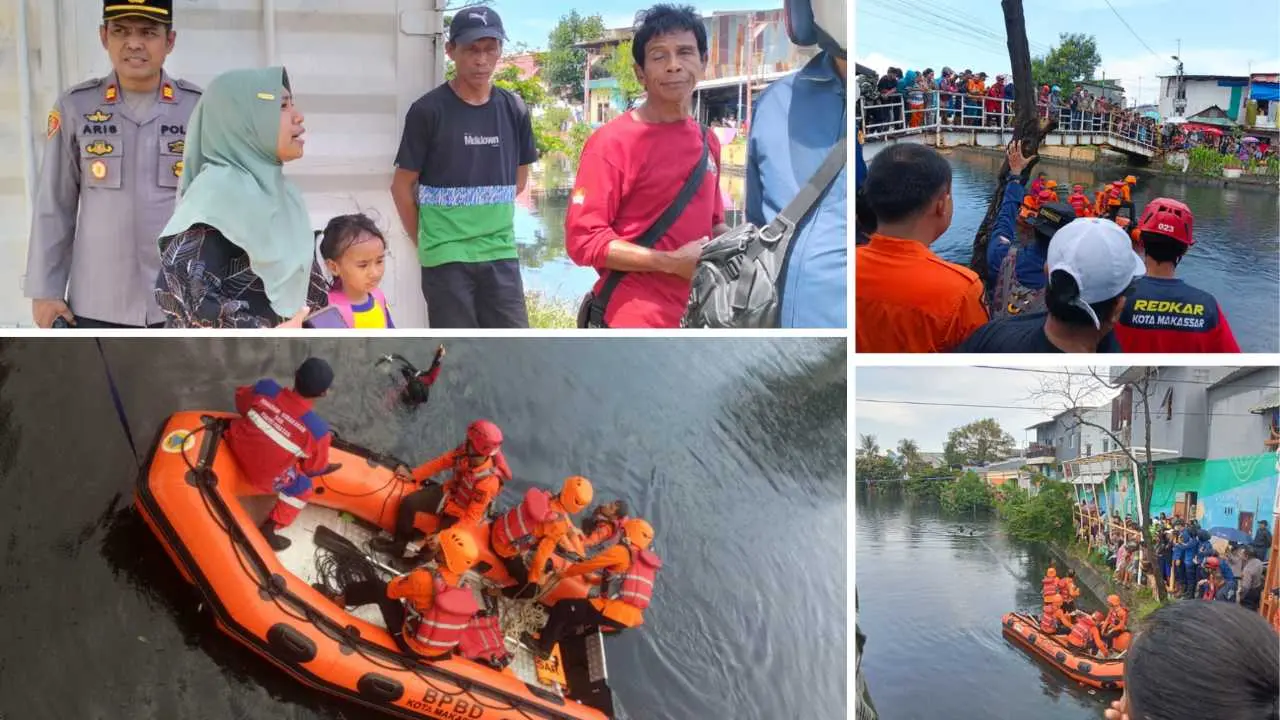 Warga Tenggelam di Kanal Jogayya, Tim Gabungan Lakukan Pencarian