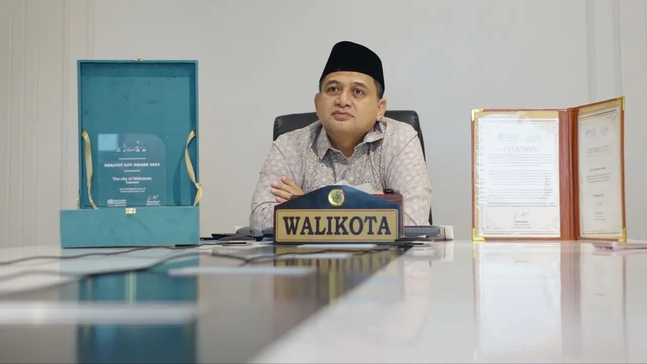 Makassar Raih Penghargaan Kota Sehat dari WHO