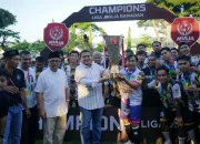 Bintang Utara Juara Liga Mulia Ramadan 2025, Wali Kota Munafri Serahkan Trofi