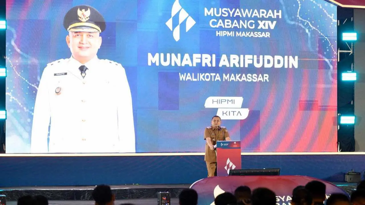 Dorong Pengusaha Muda Garap Potensi Lokal, Munafri Arifuddin Buka Muscab XIV HIPMI Makassar