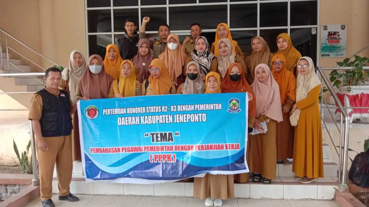 Miris, Tak Seorangpun Anggota DPRD Jeneponto Hadir untuk Menerima Aspirasi Honorer R2-R3