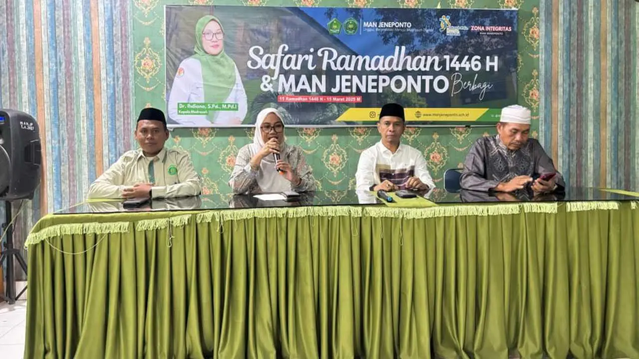 Pererat Ukhuwah Islamiah dan Berbagi dengan Sesama, MAN Jeneponto Gelar Safari Ramadhan dan Bagi-bagi Takjil 