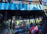 Kebakaran Rumah Kos di Daya, Kerugian Ditaksir Ratusan Juta Rupiah