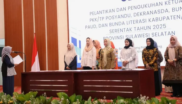Melinda Aksa Ikuti Gladi Pelantikan Ketua TP PKK se-Sulsel
