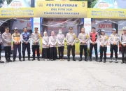 Jelang Lebaran, Kapolrestabes Makassar Cek Kesiapan Pos Pengamanan Operasi Ketupat 2025