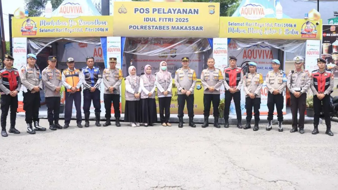 Jelang Lebaran, Kapolrestabes Makassar Cek Kesiapan Pos Pengamanan Operasi Ketupat 2025