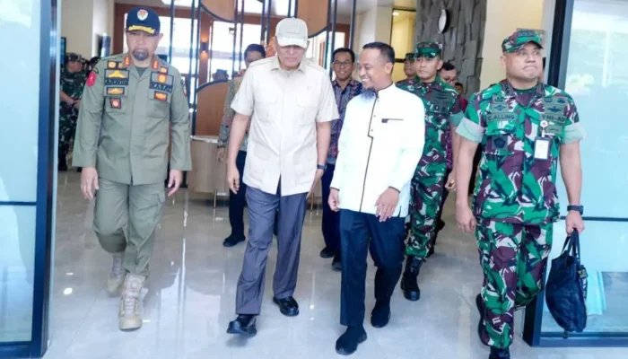 Menhan RI Kunjungi Sulsel, Disambut Langsung Gubernur Andi Sudirman