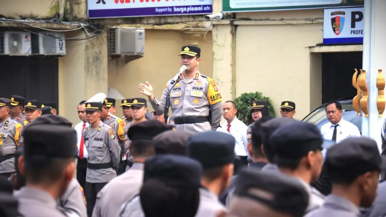 Kapolrestabes Makassar Ingatkan Anggota: Bijak di Medsos, Jaga Citra Polri