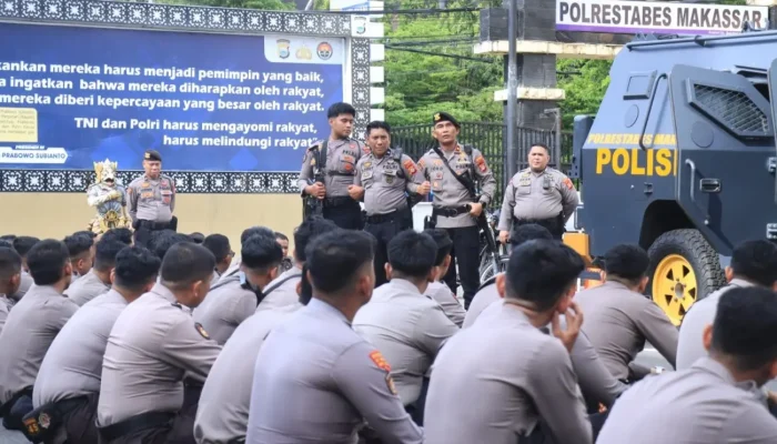 Asah Kesiapsiagaan, Sat Samapta Polrestabes Makassar Rutin Latihan Turjawali