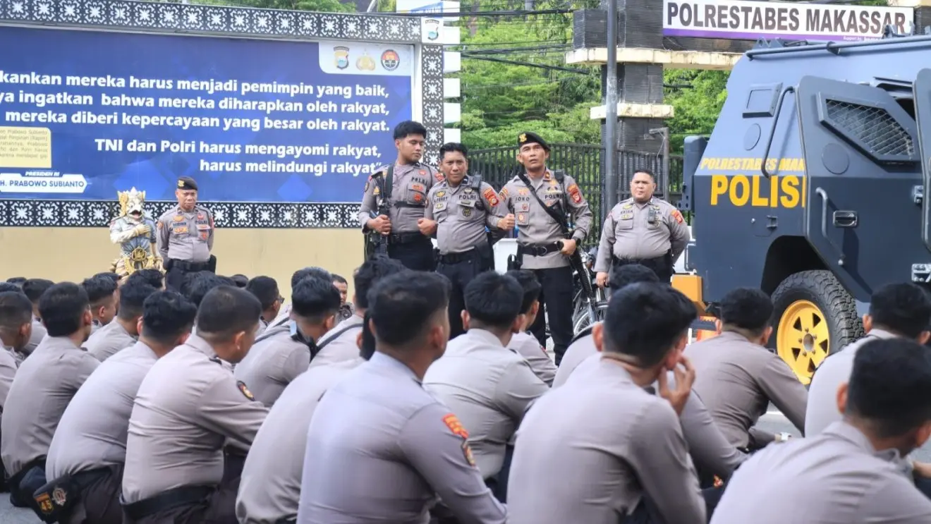 Asah Kesiapsiagaan, Sat Samapta Polrestabes Makassar Rutin Latihan Turjawali