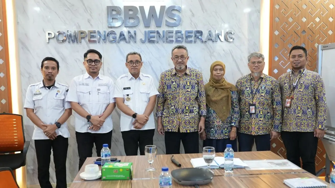 Bupati Jeneponto Kunker ke Balai Besar Wilayah Sungai Pompengan Jeneberang: Air Masalah Utama