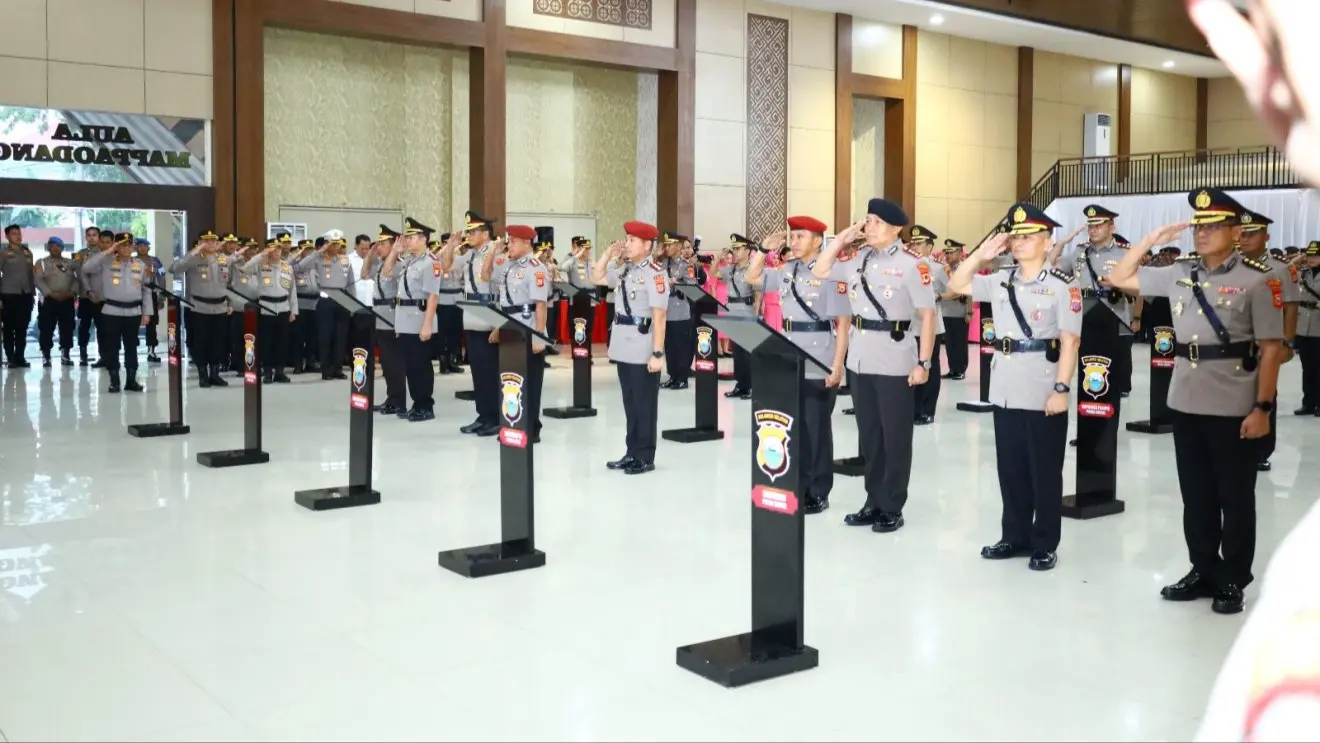 Kapolda Sulsel Pimpin Sertijab Pejabat Utama dan Kapolres Jajaran