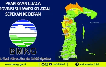 Cuaca Sulsel Sepekan: Hujan Ringan Dominasi, Waspadai Petir di Akhir Pekan 3 Cuaca Sulsel Sepekan: Hujan Ringan Dominasi, Waspadai Petir di Akhir Pekan