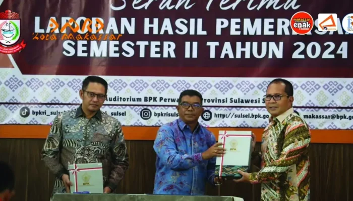 Ketua DPRD Bersama Wali Kota Makassar Terima LHP BPK RI Semester II 2024