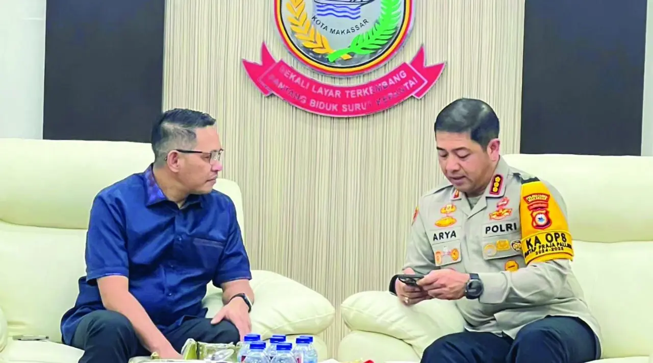 Ketua DPRD Makassar Terima Kunjungan Kapolrestabes Baru, Tegaskan Komitmen Perkuat Sinergi