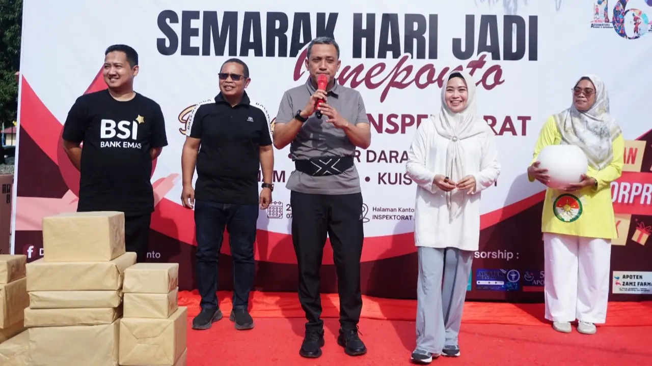 Meriahkan Hari Jadi Jeneponto ke-162, DWP Inspektorat Jeneponto Gelar Senam Sehat dan Donor Darah