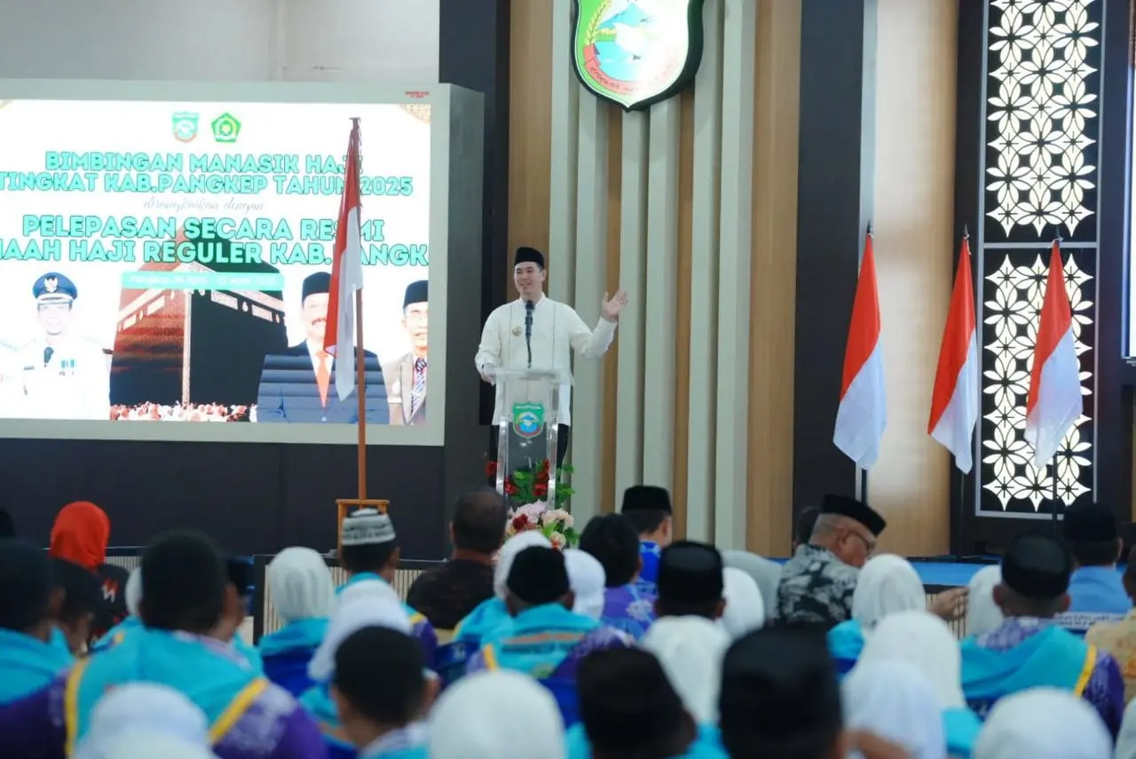 Bupati Yusran Beri Pesan Khusus Kepada 310 Jemaah Peserta Manasik  Haji
