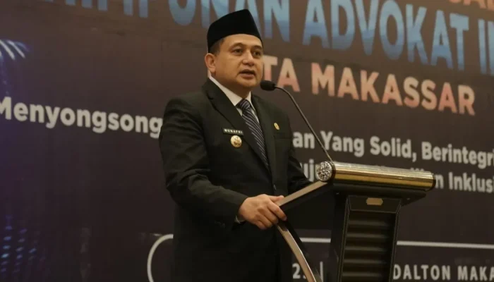 Wali Kota Makassar Dorong PERADI Perkuat Edukasi Hukum hingga ke Tingkat Kelurahan