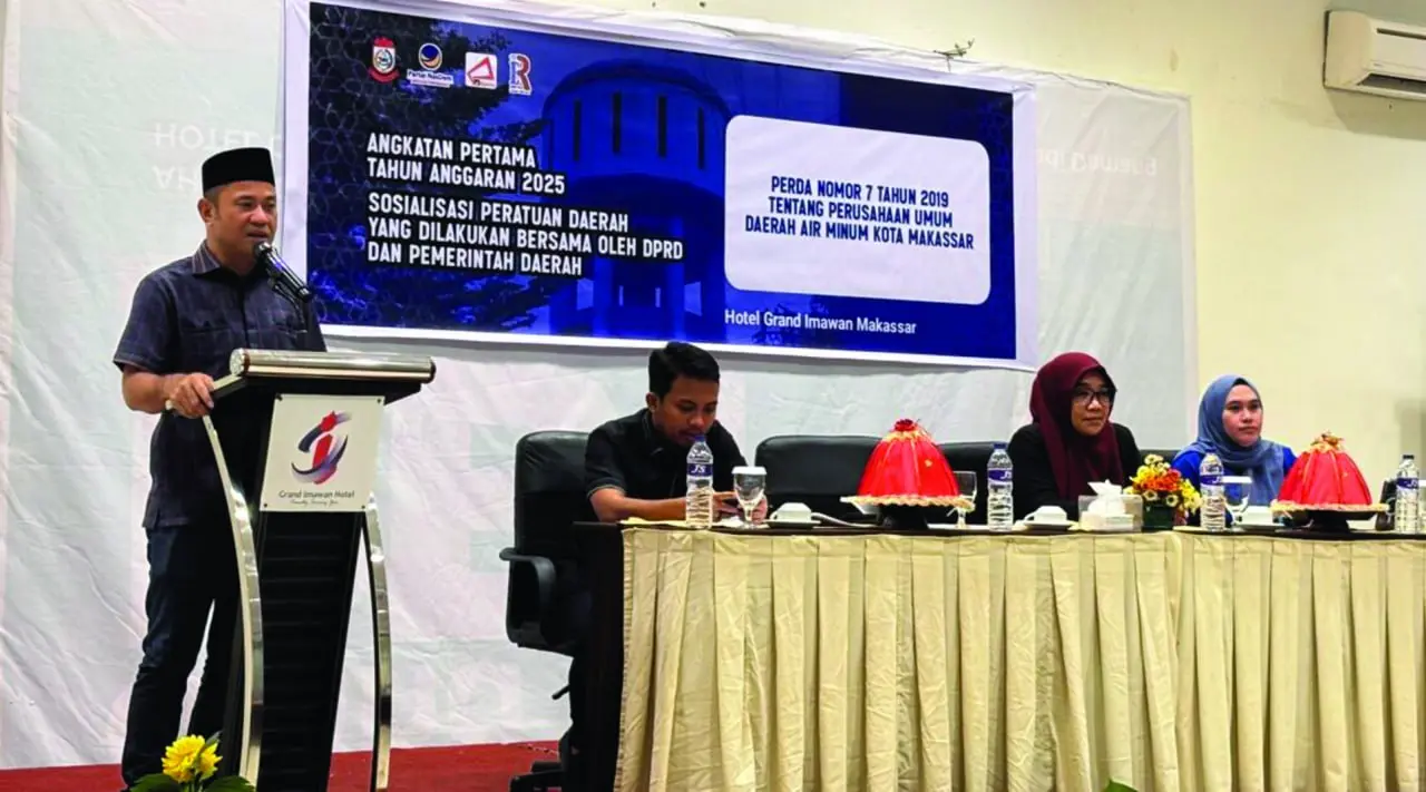 Jufri Pabe Sosialisasikan Perda PDAM, Tekankan Peningkatan Layanan Air Bersih