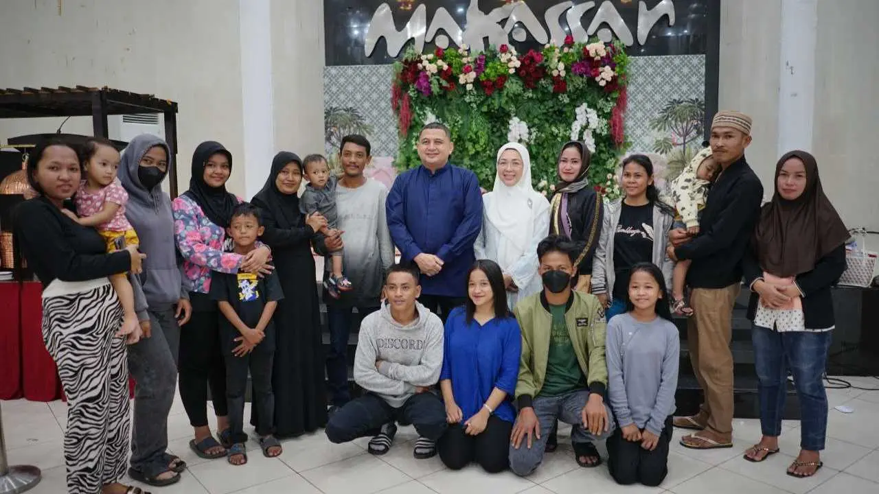 Ribuan Warga Padati Open House Wali Kota Makassar di Hari Kedua Lebaran