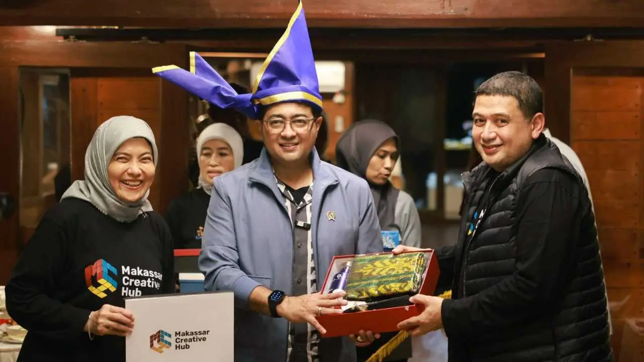 Menekraf Janji Dukung Ekonomi Kreatif Makassar, Appi: Ini Suntikan Semangat!