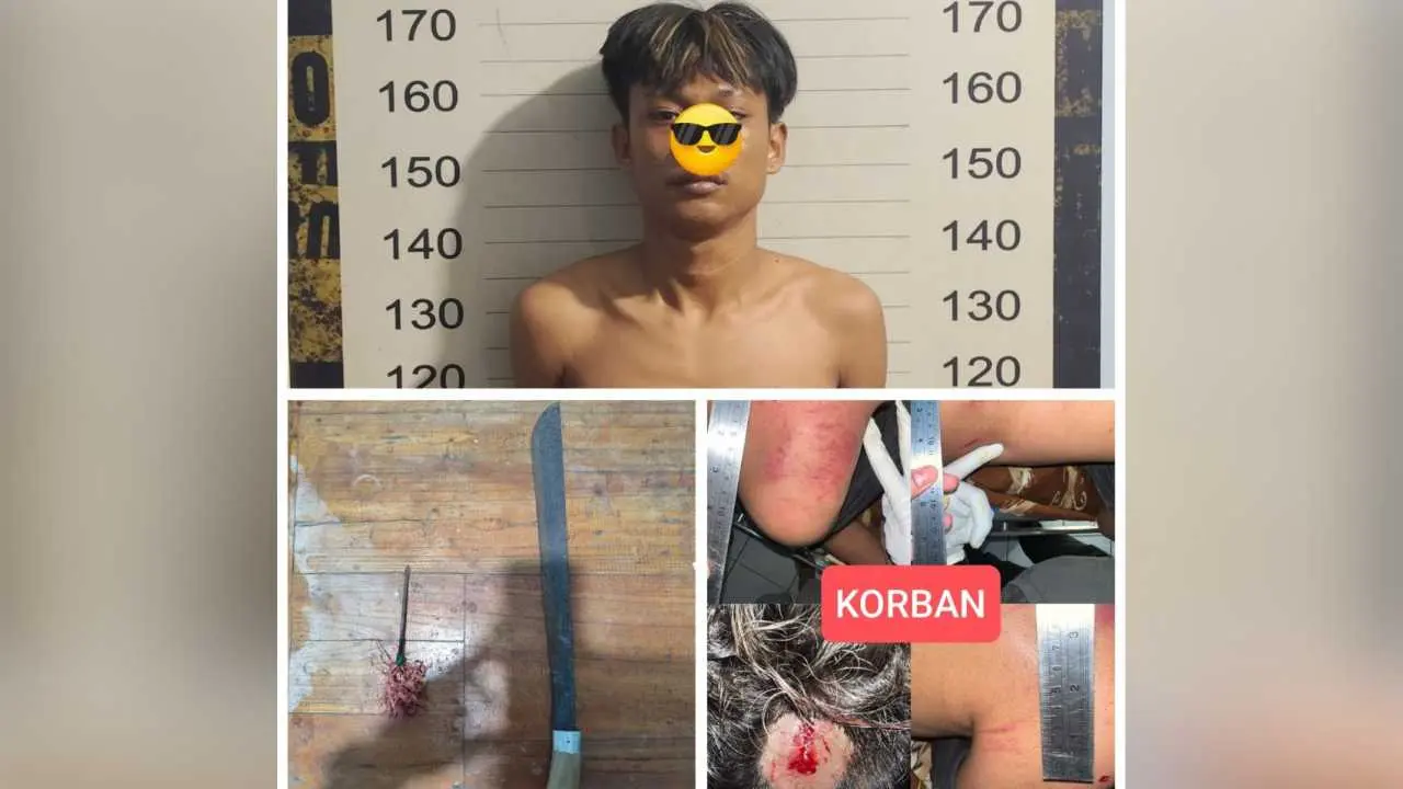 Kepala Bocor Dikeroyok 10 Orang, Pelaku Diamankan Polsek Bontoala