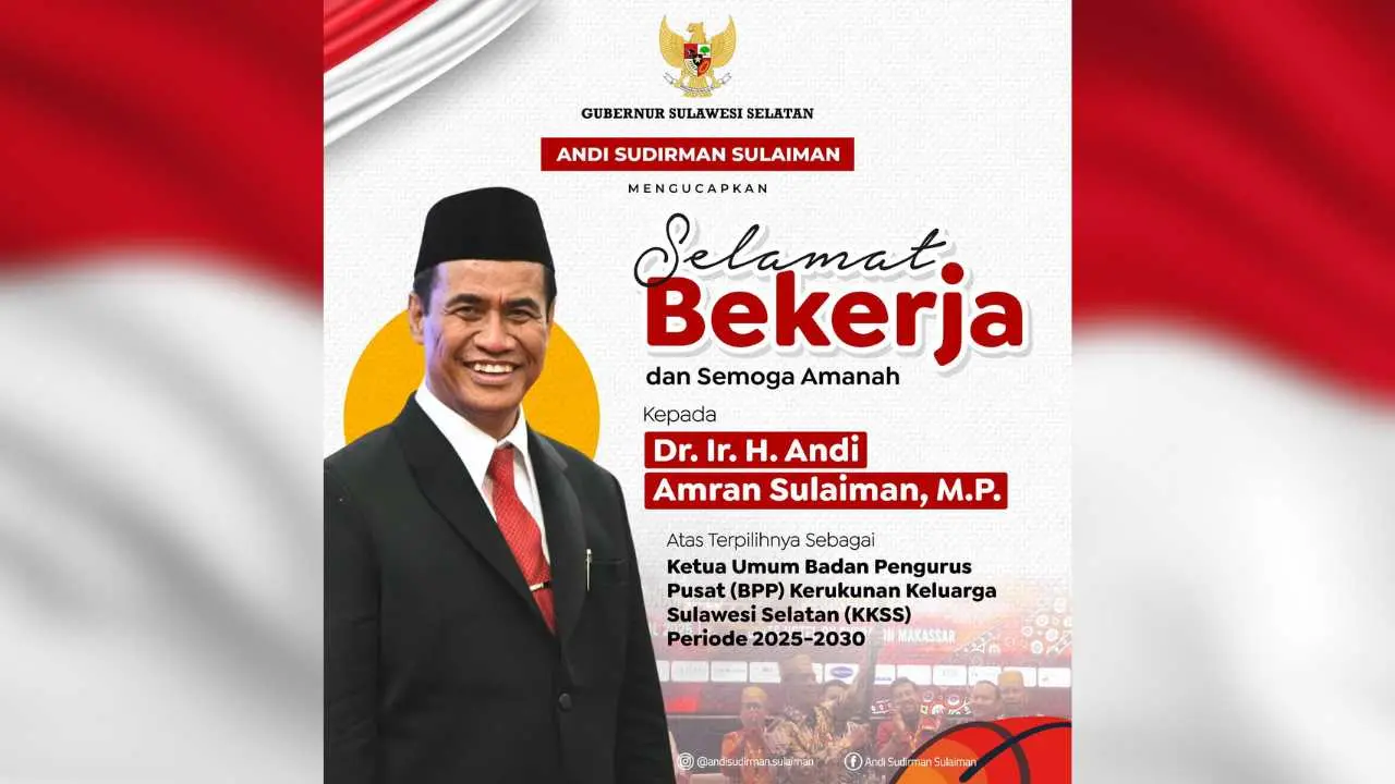 Gubernur Sulsel Apresiasi Terpilihnya Andi Amran Sulaiman sebagai Ketua Umum KKSS