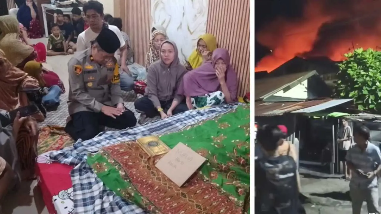 Kebakaran di Rappokalling Renggut Nyawa, 11 Rumah Hangus, Polisi Turun ke Lokasi