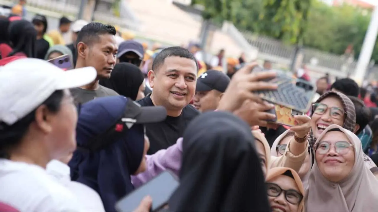 Hadiri CFD Perdana Usai Lebaran, Munafri Ajak Warga Makassar Hidup Sehat dan Kompak