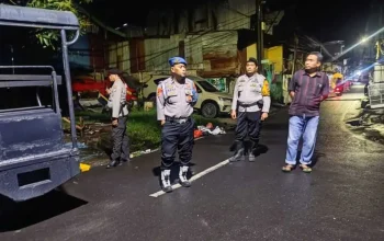 Jaga Keamanan Hingga Dini Hari, Polsek Bontoala Gencarkan Patroli Malam