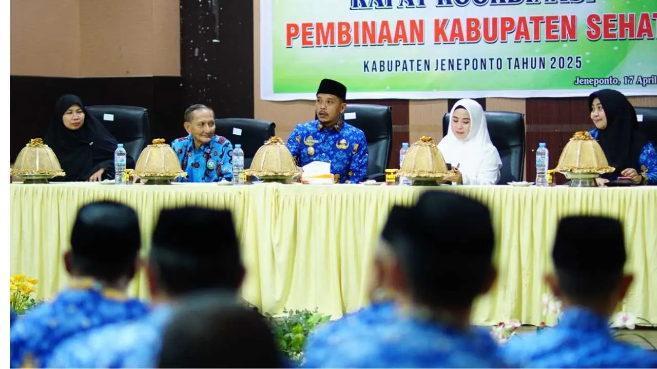 Rakor Pembinaan Kabupaten Sehat, Ini Kata Wakil Bupati dan Ketua Forum KKS Jeneponto