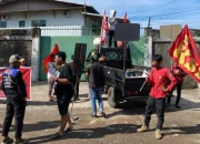 Suara Buruh Menggema di Parangloe, Polsek Tamalanrea Kawal Aksi Damai